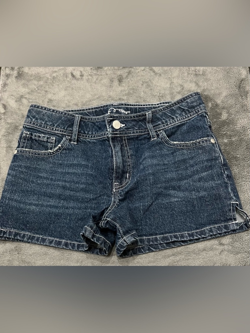 art class Girl’s Dark Indigo Wash Denim Shorts Size XL (14)
